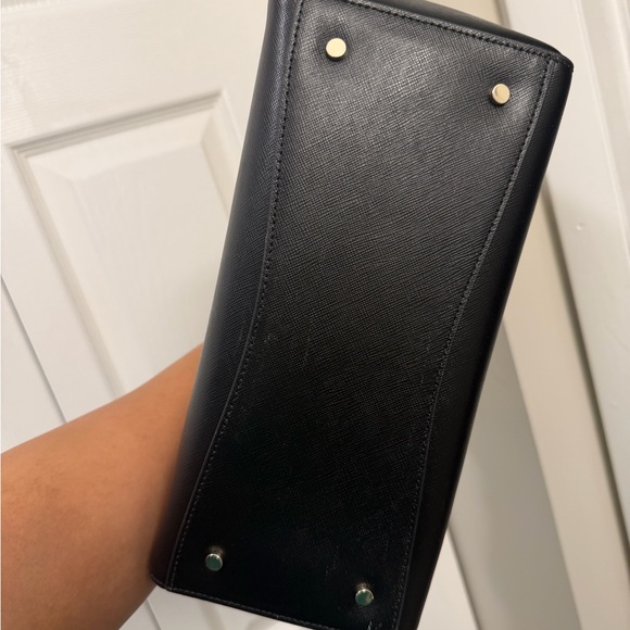 Kate Spade Black Saffiano Leather Tote - Picture 4 of 4